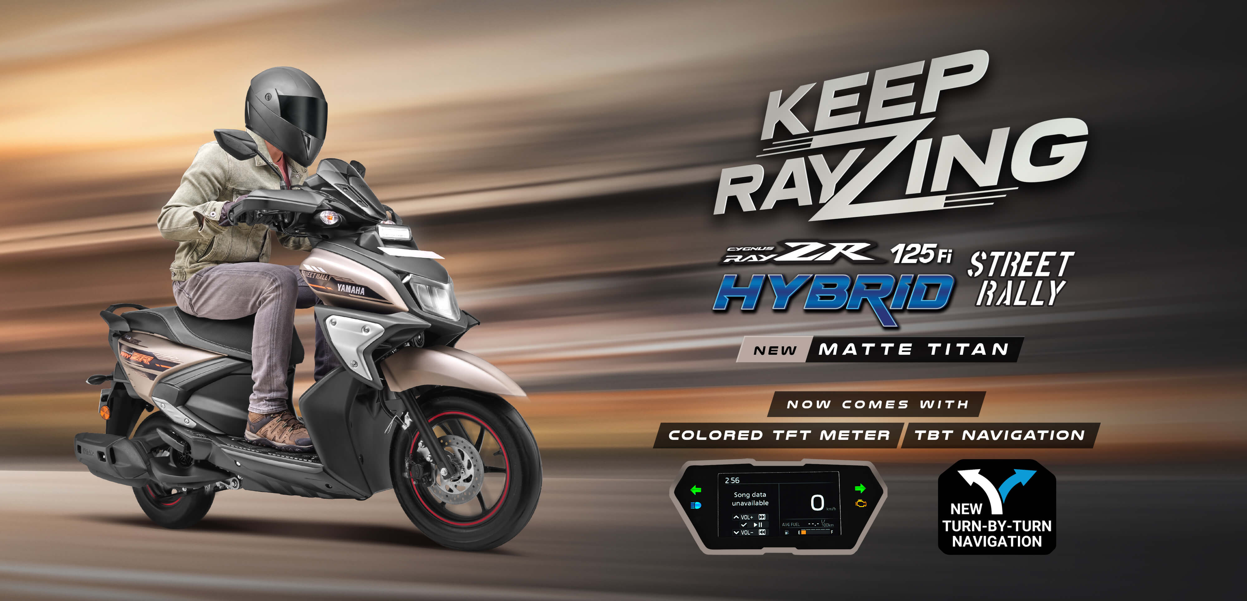 Yamaha Ray ZR Street Rally Fi